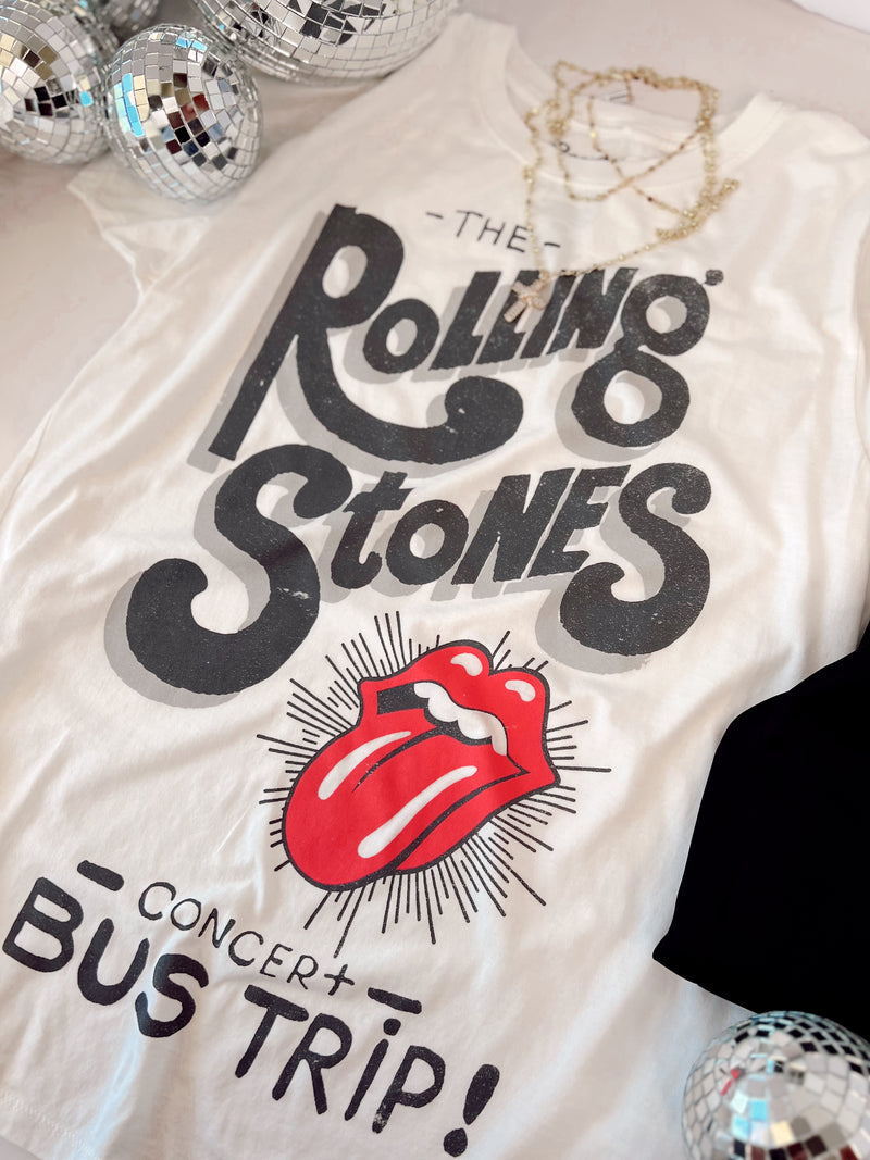 Nostalgic Stones Bus Trip Band Tee