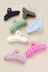 Assorted Must Have Matte Braided Claw Clips