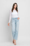 Hudson High Rise 'Slim Wide' Light Wash Jeans