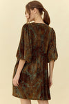 Very Divine Velvet Jacquard Dress