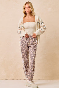 Side Lines Leopard Jogger Pants