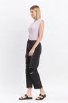 Kate Black High Rise Barrel Jeans