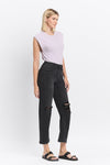 Kate Black High Rise Barrel Jeans