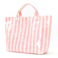 Pink Lemonade Cabana Club Carryall Large Vinyl Tote Bag