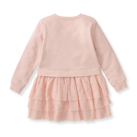 Organic Baby Girls Ruffle Detailed Sweater Dress + Bloomers Set