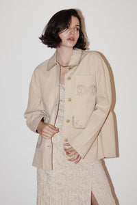 Desert Hem Western Stitch Embroidered Jacket