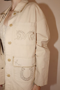 Desert Hem Western Stitch Embroidered Jacket