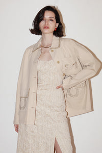Desert Hem Western Stitch Embroidered Jacket