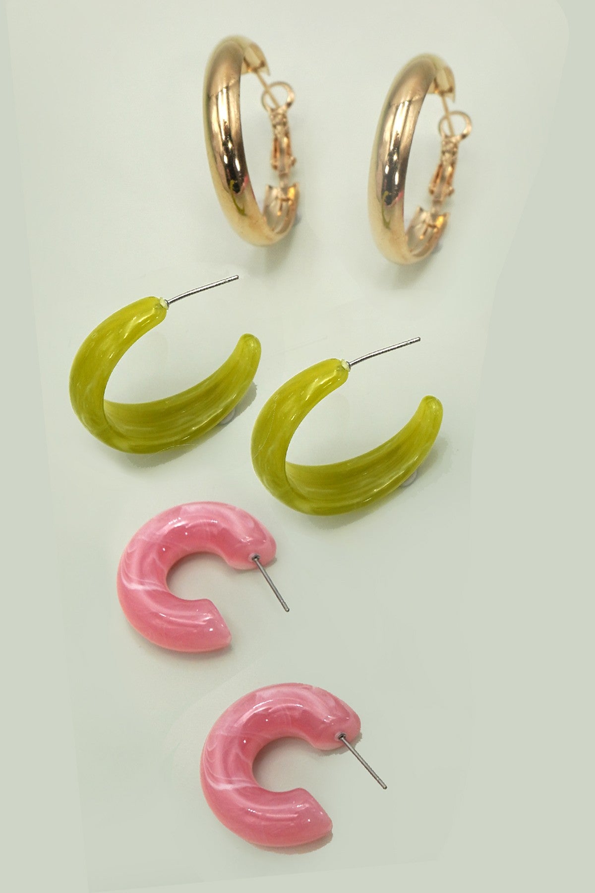 Garden Party Trio Earrings Set of 3
