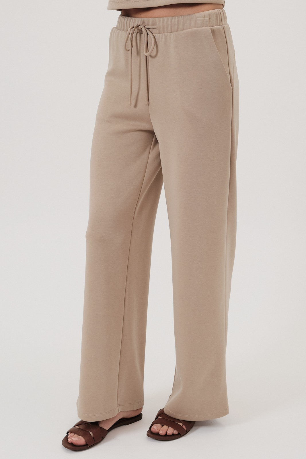 The Coco Drift Two Piece Set - Taupe