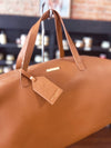 Holdall Weekender Duffle- Cognac