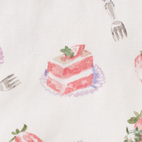 Strawberry Cakes Baby Organic Cotton Sleep & Play Footie ( Size : 6-9 Month)
