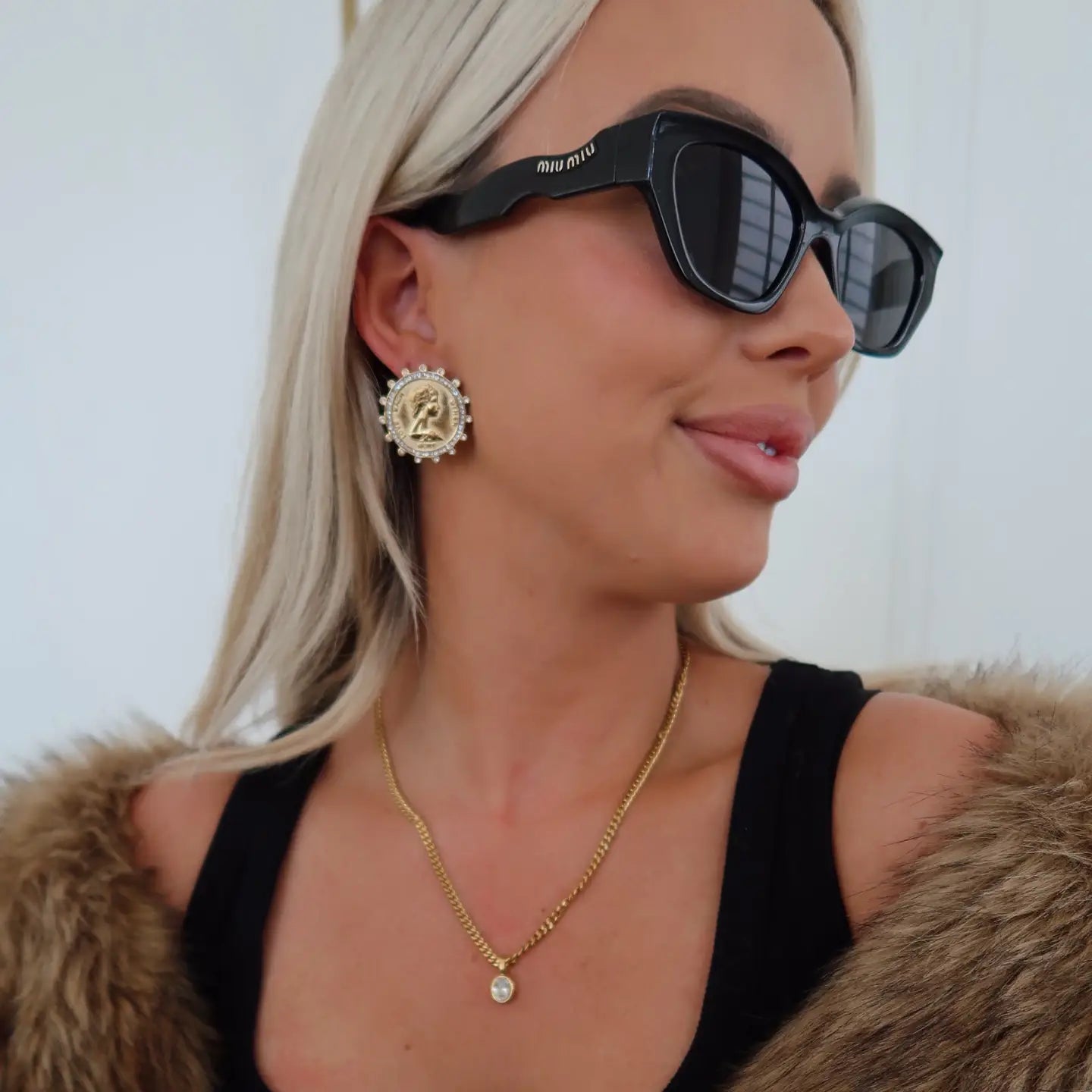 Audrey Chain + Charm Water Resistant Necklace