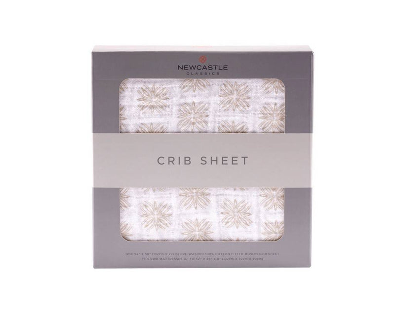 Cotton Muslin Crib Sheet