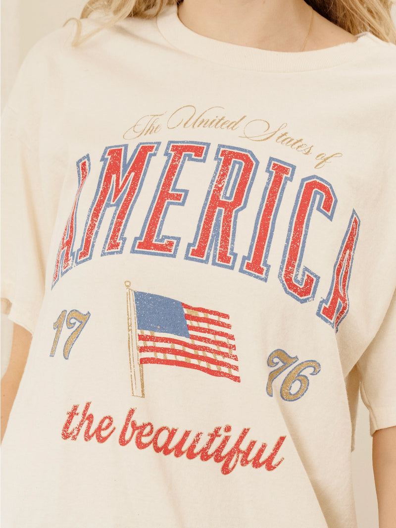 America The Beautiful 'Vintage Thrifted' Graphic Tee