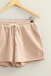 Laid Back Drawstring Shorts - Tan