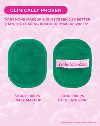 100% Recycled MakeUp Eraser 7-Day Set | Sustainable Skincare