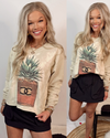 Agave Glitz & Ritz Embellished Graphic Sweater