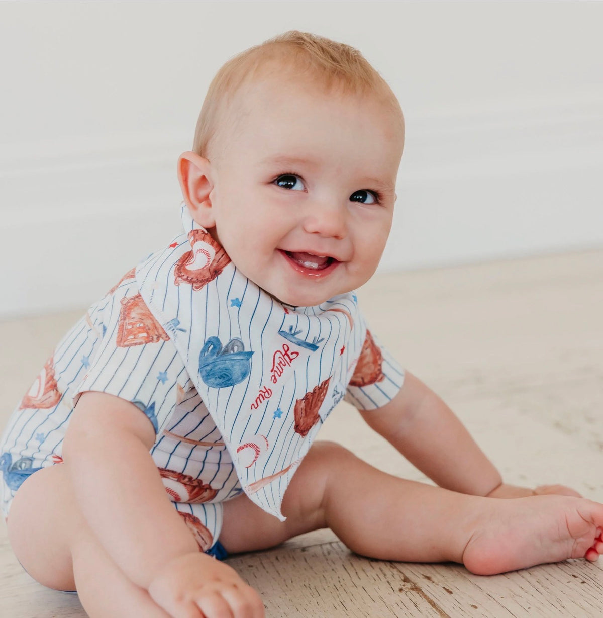 Copper Pearl Baby Bandana Bibs Set of 4 - Sports Medley