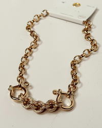 18K Gold Dipped Lucky in Luxe 18" Bit Necklace
