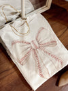 Baseball Babe Bow Graphic Tee