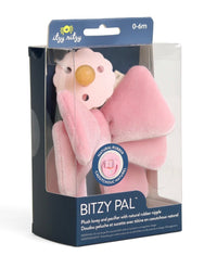 Itzy Ritzy Bitzy Pal Natural Rubber Pacifier & Plush: Bow