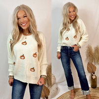 Meet Me At The Pumpkin Patch Knit Sweater