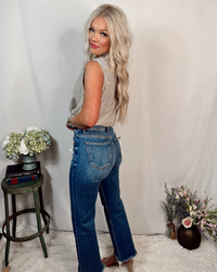 Go-To Blues Tummy Control High Rise Straight Leg Jeans