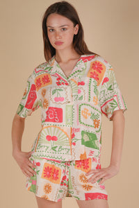 Tropical Lagoon Getaway Printed 2 Piece Set