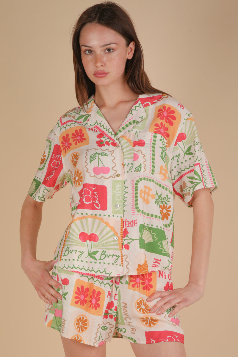Tropical Lagoon Getaway Printed 2 Piece Set
