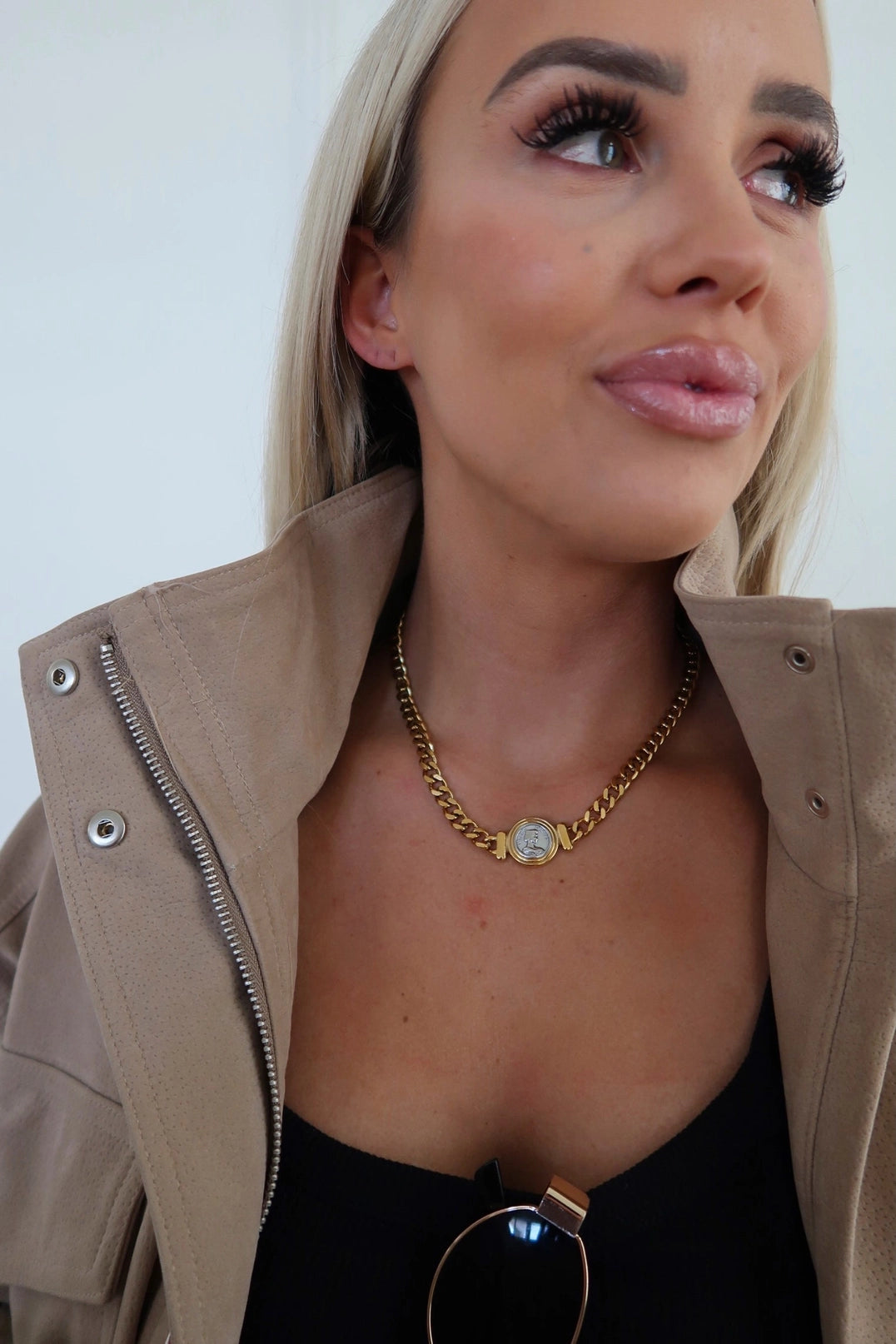 Bella Coin Water Resistant Necklace