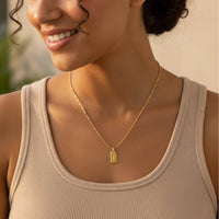 Lenny & Eva | Storytellers Necklace Collection : Cross - Luke 8:50