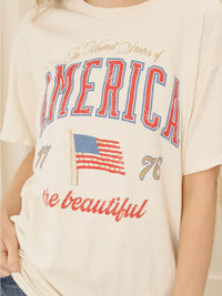 America The Beautiful 'Vintage Thrifted' Graphic Tee
