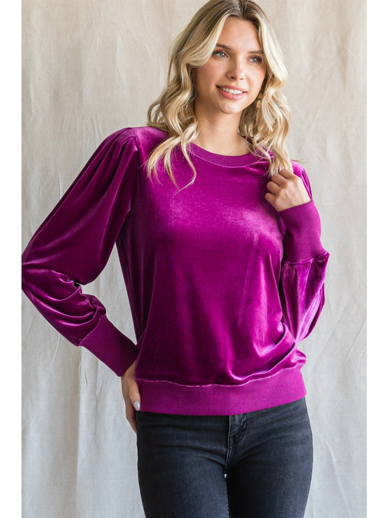 Venice Velvet Pullover