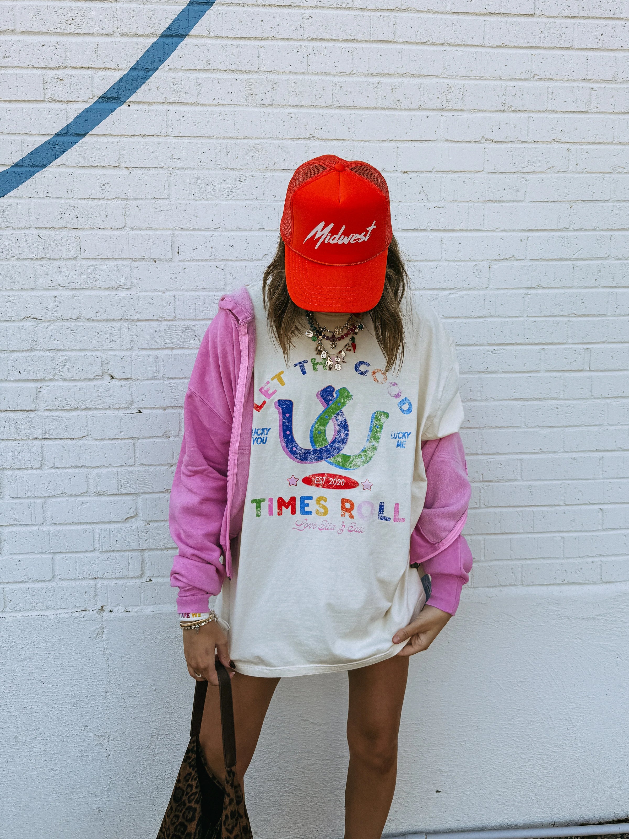 Let The Good Times Roll Vintage Washed Graphic Tee