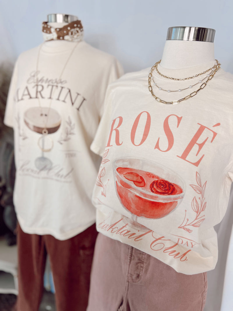 Rosé Social Club Graphic Tee