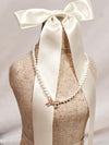 Pearls and a Bow Necklace Set