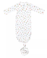 Copper Pearl Newborn Knotted Gown - Eloise