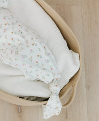 Copper Pearl Newborn Knotted Gown - Eloise