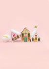 Musee Christmas Pink Village House Boxed Surprise Bath Balm