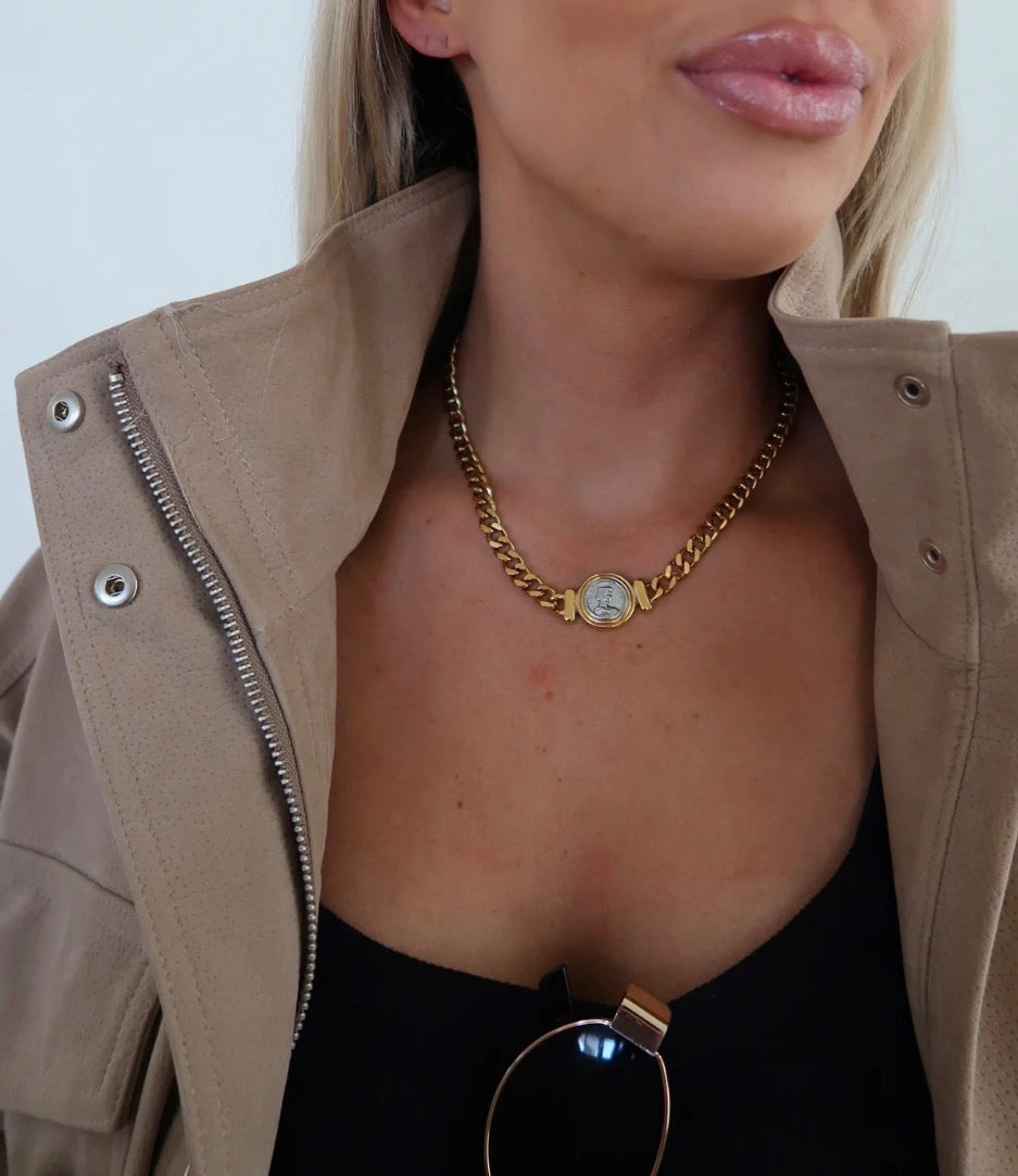 Bella Coin Water Resistant Necklace