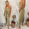 Striking Stone Wash Jumpsuit