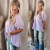 Louis Lavender Leopard Blouse