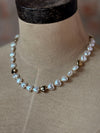Sweetheart Luster Heart Pearl Necklace - Gold