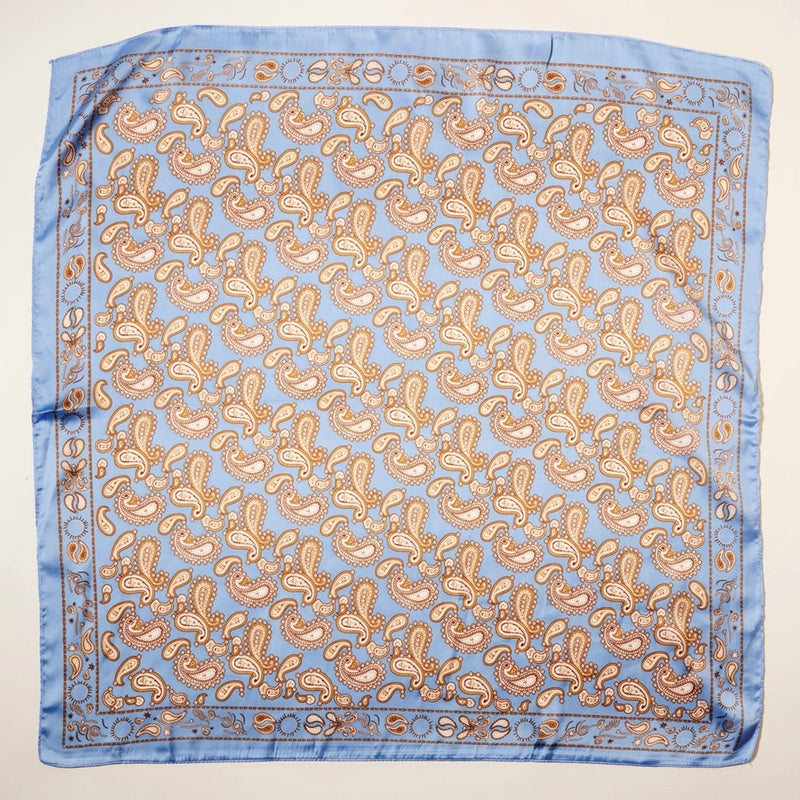 Silk Square Vintage Printed Scarf