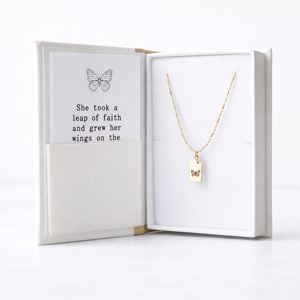 Lenny & Eva | Storytellers Collection Necklace : Butterfly { Leap Of Faith }