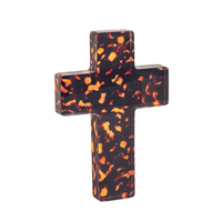 Luxe Tortoise Decorative Resin Cross Sitter