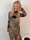 Walk On The Wild Side Leopard Overall Dress