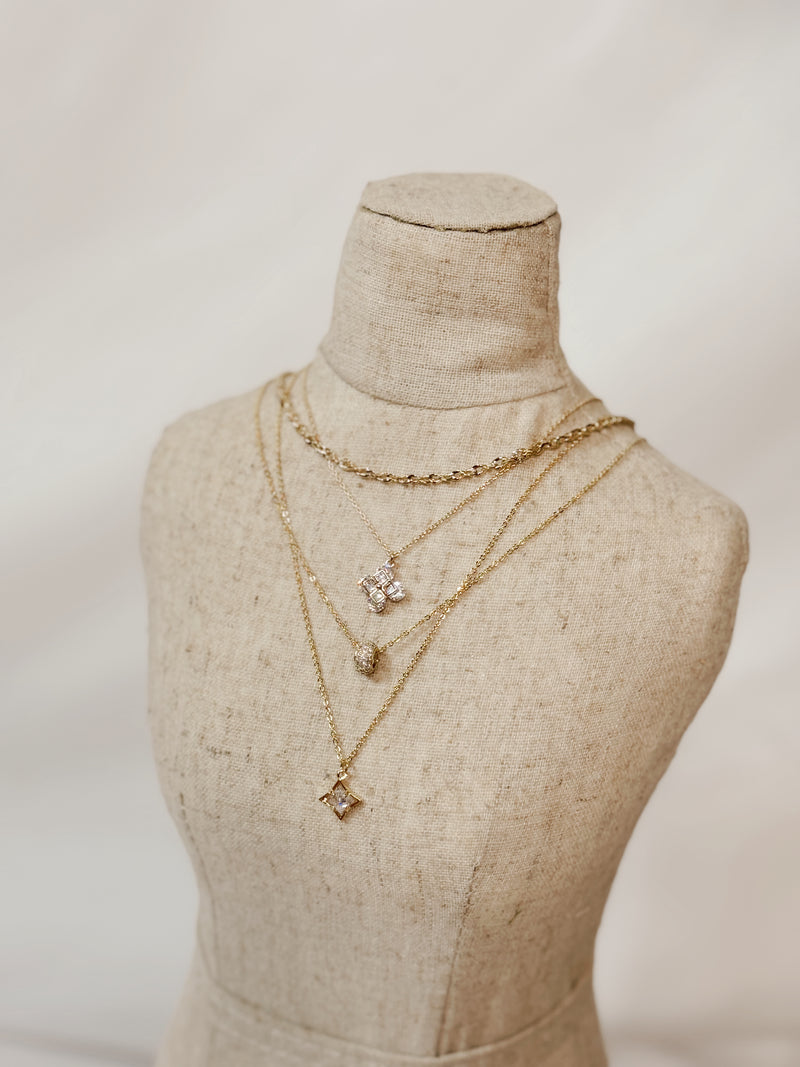 Assorted 14K Gold Dipped Dainty Necklaces