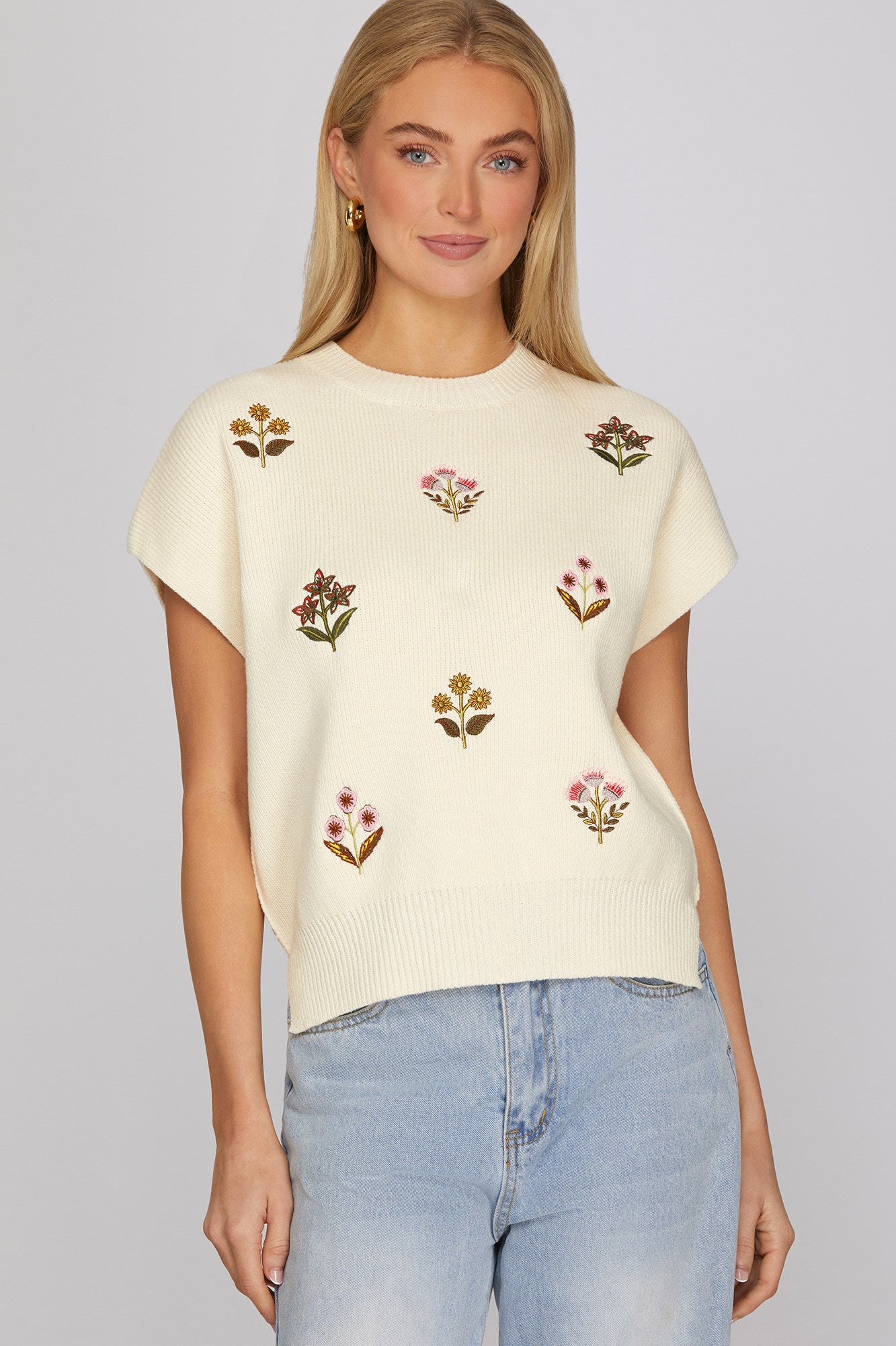 Enchanted Embroidered Knit Top